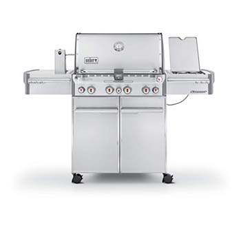 8. Weber Summit 7170001 S-470 Stainless-Steel 580-Square-Inch 48,800-BTU Liquid-Propane Gas Grill
