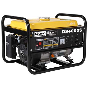 2. DuroStar DS4000S, 3300 Running Watts/4000 Starting Watts, Gas Powered Portable Generator