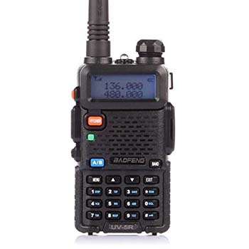 3. BaoFeng UV-5R Dual Band Two Way Radio (Black)