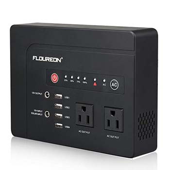 5. FLOUREON 42000mah Portable Power Station Emergency External Battery Pack Generator Backup