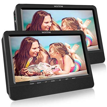 2. WONNIE 7.5 INCH BLACK DUAL SCREEN