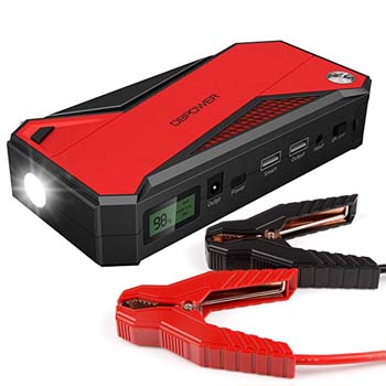 4. DBPOWER 600A 18000mAh Jump Starter