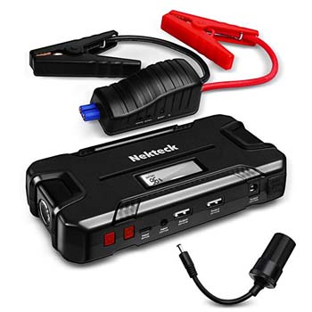 1. Nektek Car Jump Starter, 500A with 12000mAh