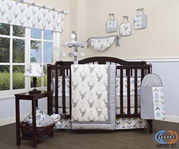 10. GEENNY 13 Piece Boutique Baby Nursery Crib