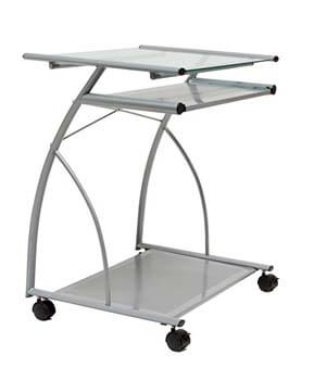 9. Calico Designs 50101 L-Shaped Computer Cart