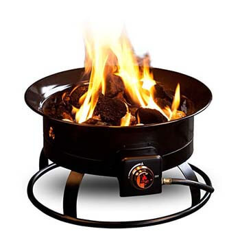 3. Outland Firebowl 823-Outdoor Portable (Propane Gas) Fire Pit