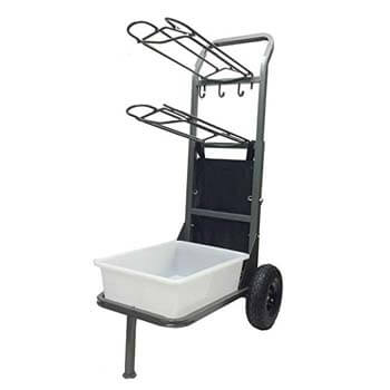 6. High-Country Plastics 2 Wheel Saddle Rack-Cart