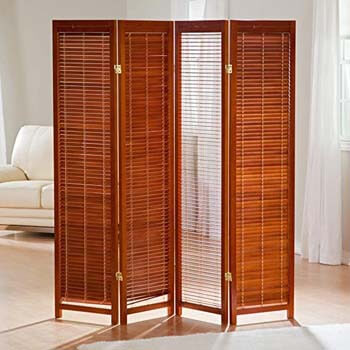 7. Finley Home Wooden Room Divider