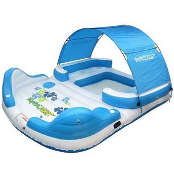 1. TropicalTahiti Inflatable Floating Island 6-Person Capacity