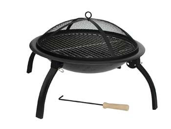 2. Fire Sense 22-Inch-Folding Portable Fire Pit