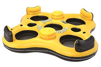 5. CoolerZ Rapid Rider X4 Inflatable 4-Person Island Tube