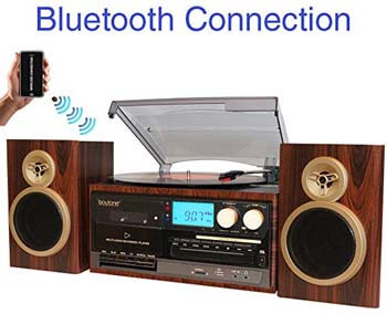 10. BT-28SPM Turntable Entertainment Center