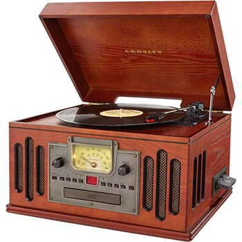 06. Crosley CR704D-PA Turntable Entertainment Center