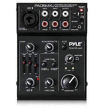 9. Pyle 3 Channel DJ Controller