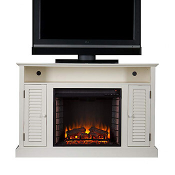 7. Southern Enterprises Antebellum Media Electric Fireplace 48