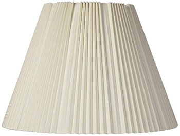 2. Brentwood Eggshell Pleated Lamp Shade 