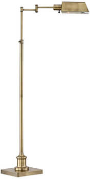 9. Jenson Aged Brass Pharmacy Floor Lamp