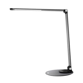 3. TaoTronics Aluminum Alloy Dimmable LED Desk Lamp, Dark Grey