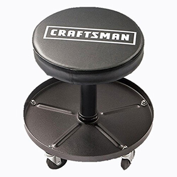 7. Craftsman Adjustable Pneumatic Mechanics Swivel Seat