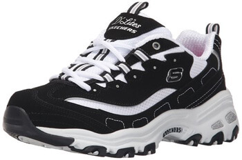 4. Skechers Women's D'Lites Memory Foam Lace-up Sneaker