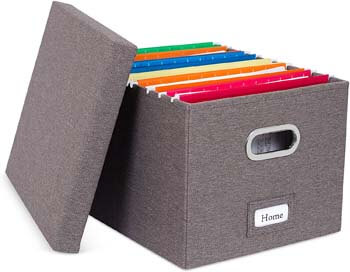 3. Internet's Best Collapsible File Storage Organizer