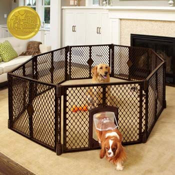 8. North States MyPet Indoor/Outdoor Petyard. Pet enclosure