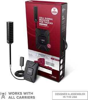 3. weBoost Drive 4G-X OTR (470210) Cell Phone Signal Booster Trucker Kit