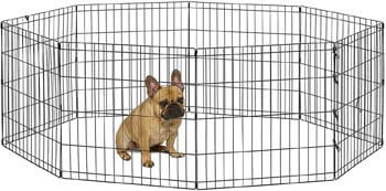 3. New World Pet Products Foldable Metal Exercise Pen & Pet Playpen