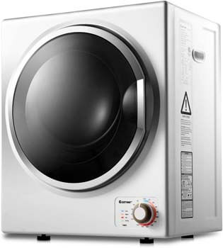 9. COSTWAY Compact Laundry Dryer, 10LBS Capacity Electric Portable Clothes Dryer