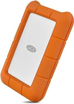 8. LaCie Rugged Thunderbolt USB-C 2TB External Hard Drive Portable HDD