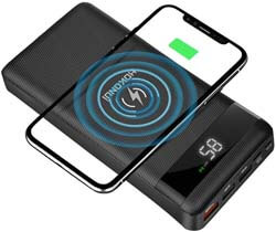 9. HOKONUI Wireless Portable Chargers, 10W Qi Fast Charge 20000 mAh Power Bank