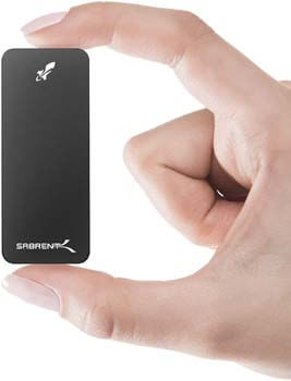 9. Sabrent Rocket Nano 2TB USB 3.2 10 GB/s External Aluminum SSD