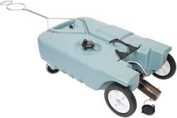 8. Tote-N-Store 20122 Portable Waste Transport 4 Wheeler, 18 Gallon
