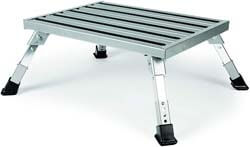 2. Camco Adjustable Height Aluminum Platform Step