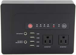 5. Powkey 200Watt Portable Power Bank with AC Outlet