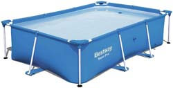 7. Bestway Steel Pro Rectangular Above Ground Swimming Pool