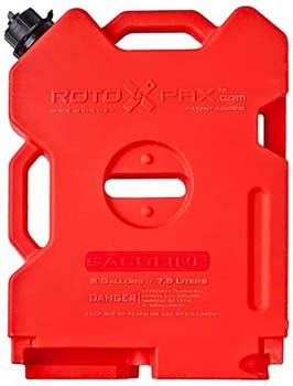 7. RotopaX RX-2G Gasoline Pack - 2 Gallon Capacity