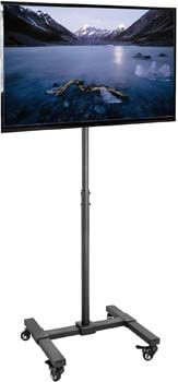5. VIVO Mobile TV Display Stand for 13 to 42 inch LED LCD Flat Panel Screens - Portable TV Stand with Wheels