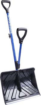 1. Snow Joe SJ-SHLV01 Shovelution Strain-Reducing Snow Shovel