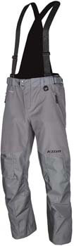 5. KLIM Powerhawk Pant Men's Ski Snowmobile Bibs - Gray / 2X-Large