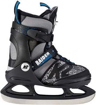 5. K2 Skate Boy's Raider Ice Skate, Gray Black