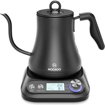 4. MOOSOO Electric Gooseneck Kettle