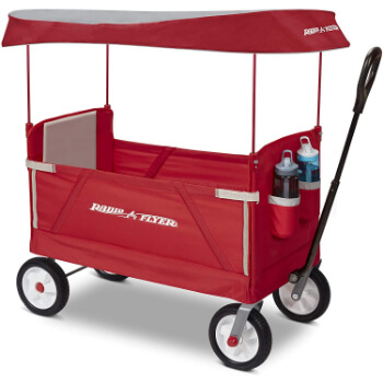 8. Radio Flyer 3 in 1 Off-Road EZ Fold Wagon 
