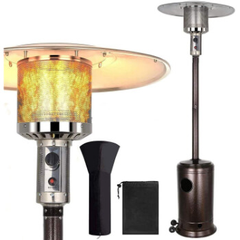 8. EPROSMIN Portable Outdoor Patio Heater - Commercial Propane Gas Winter Heater Floor Standing with Wheels (Original)